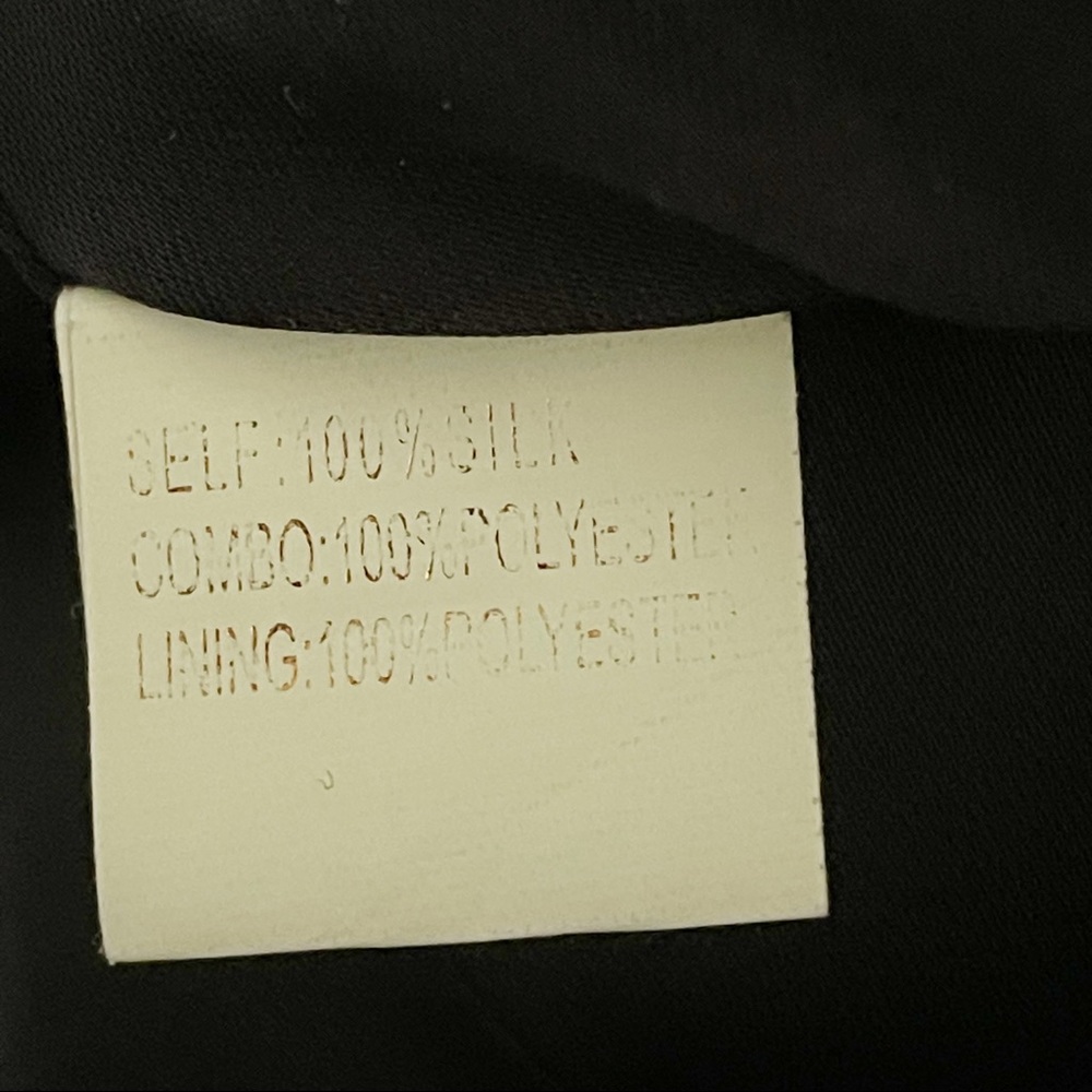 Marchesa Notte Silk Black Ruffle One Shoulder Dress size 4 - Picture 10 of 12